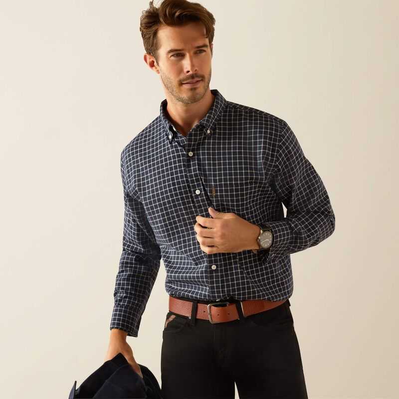 Ariat Clement Shirt Twilight Plaid | 403QAMGCS