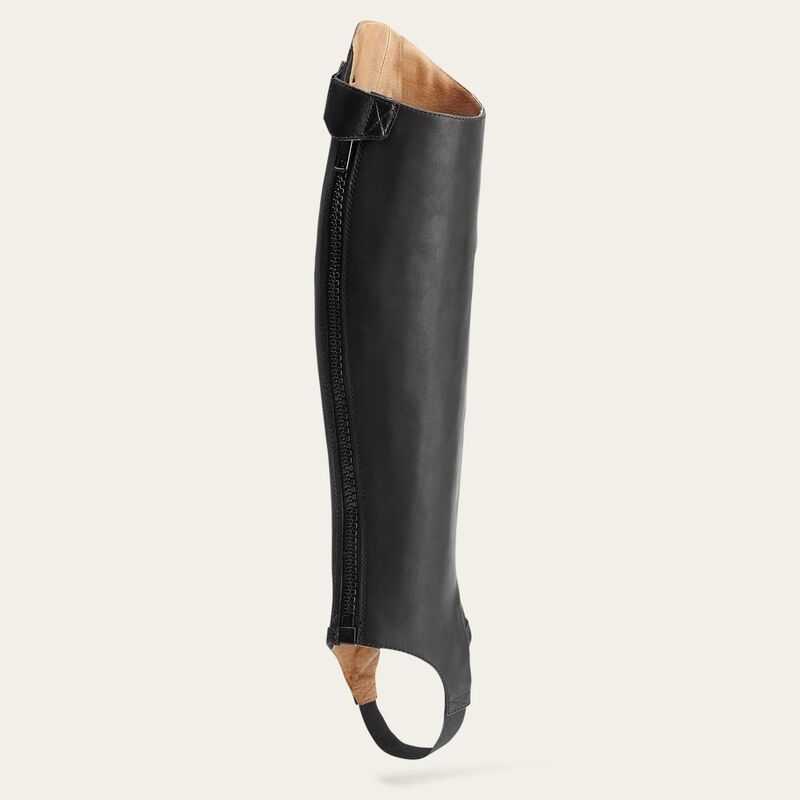 Ariat Close Contour Chap Half Chap Black | 243TGZPNB