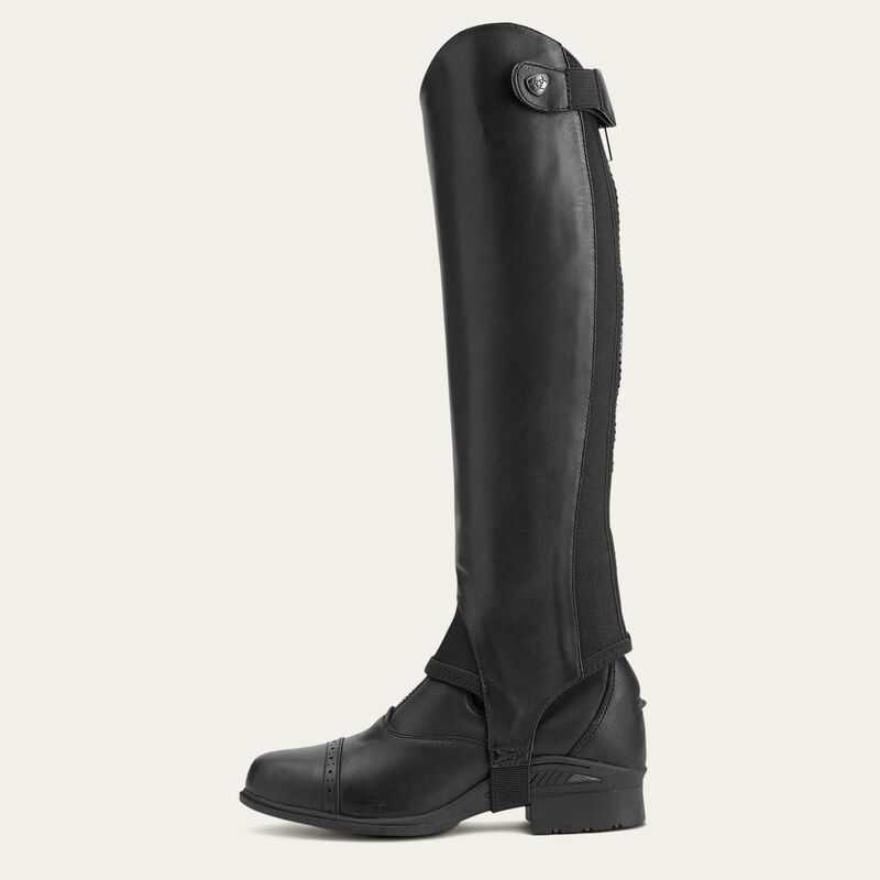 Ariat Close Contour Chap Half Chap Black | 243TGZPNB