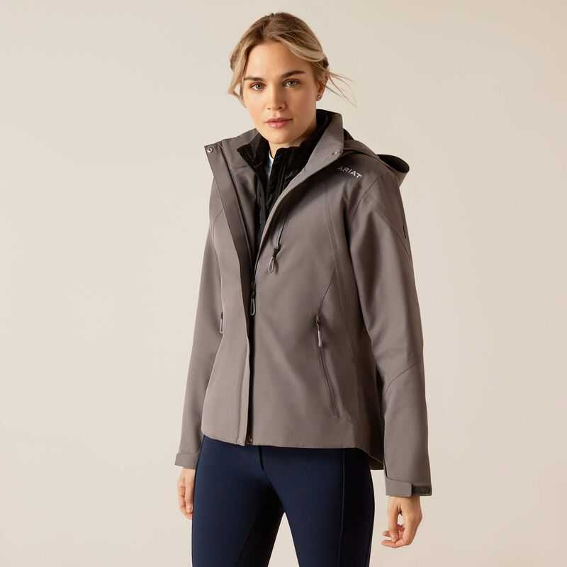 Ariat Coastal Jacket Purple Grey | 382PQSHFI