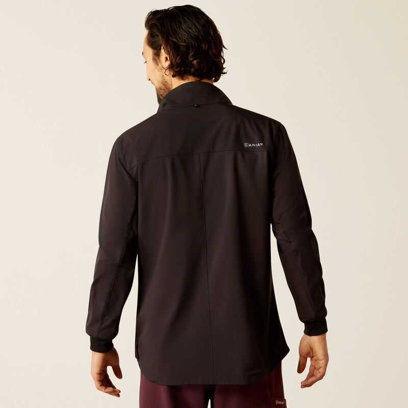 Ariat Conrad Utility Scrub Jacket Black | 963UJVEQO