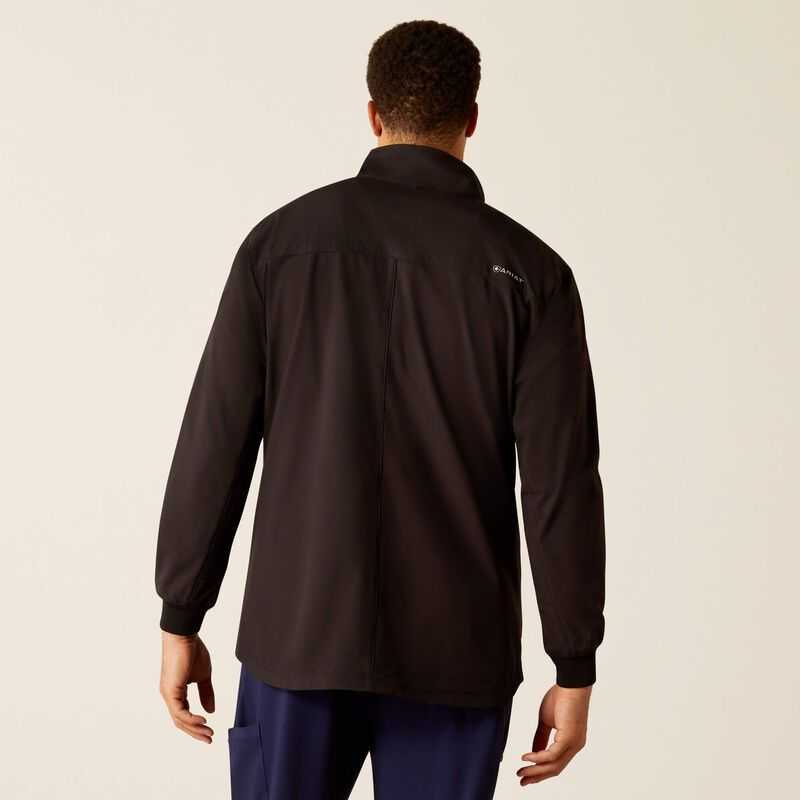 Ariat Conrad Utility Scrub Jacket Black | 963UJVEQO