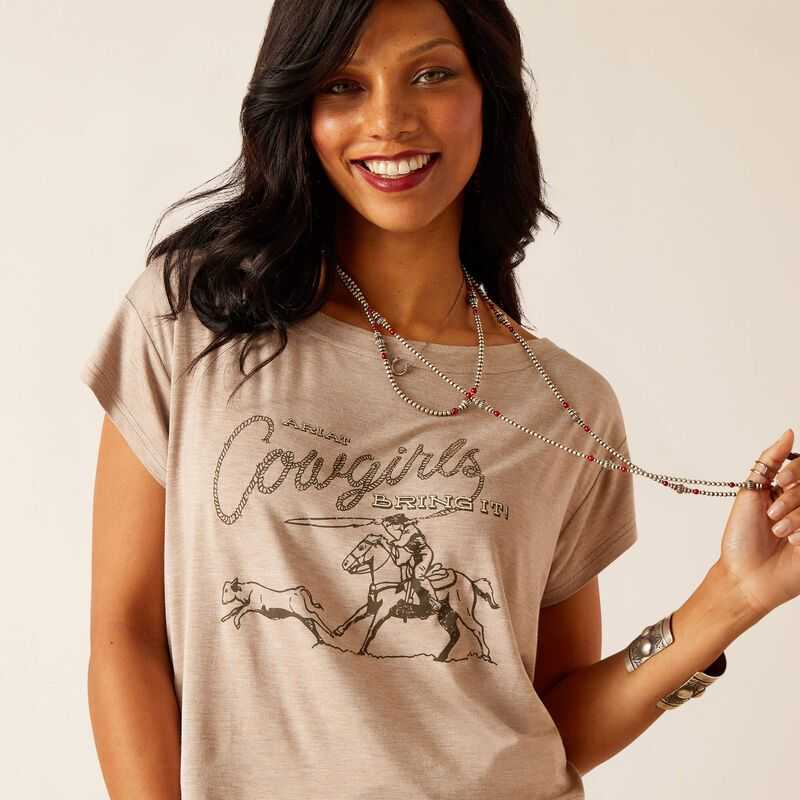 Ariat Cowgirls T-Shirt Savannah Heather | 514HTJVAS