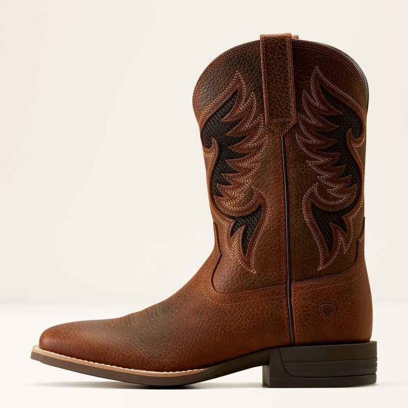 Ariat Cowpuncher VentTEK Cowboy Boot Brown | 275KYBZVU