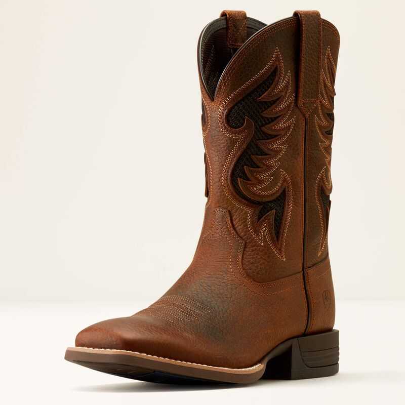 Ariat Cowpuncher VentTEK Cowboy Boot Brown | 275KYBZVU