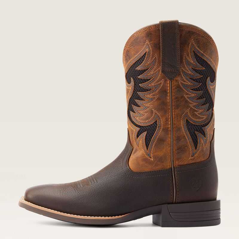 Ariat Cowpuncher VentTEK Cowboy Boot Dark Brown | 013SFBCAU