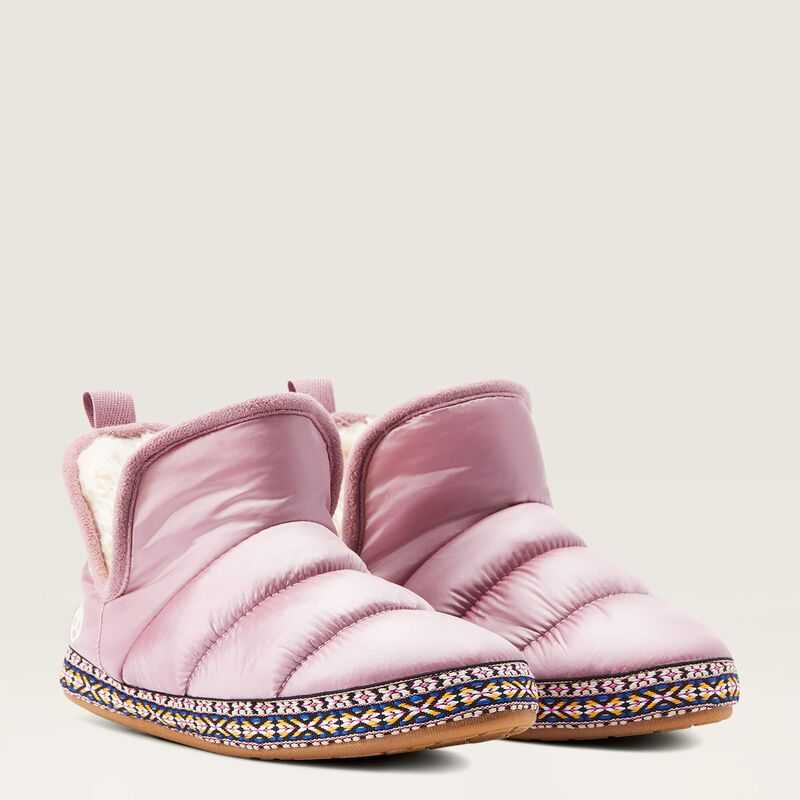 Ariat Crius Bootie Slipper Pink | 285NIJCFU