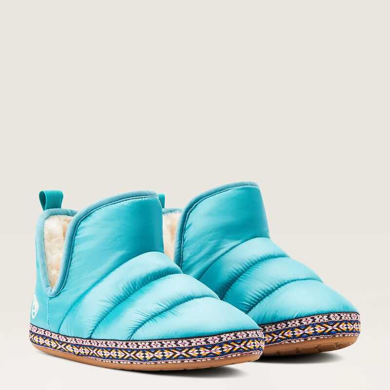 Ariat Crius Bootie Slipper Turquoise | 632VDRYOH