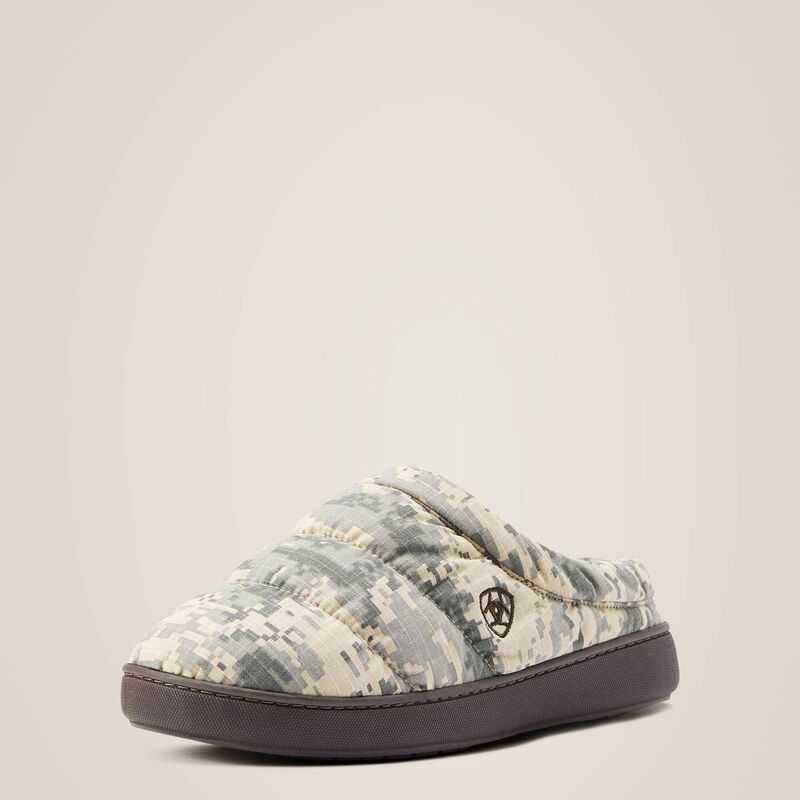 Ariat Crius Clog Slipper Olive Camo | 569HRCUVJ