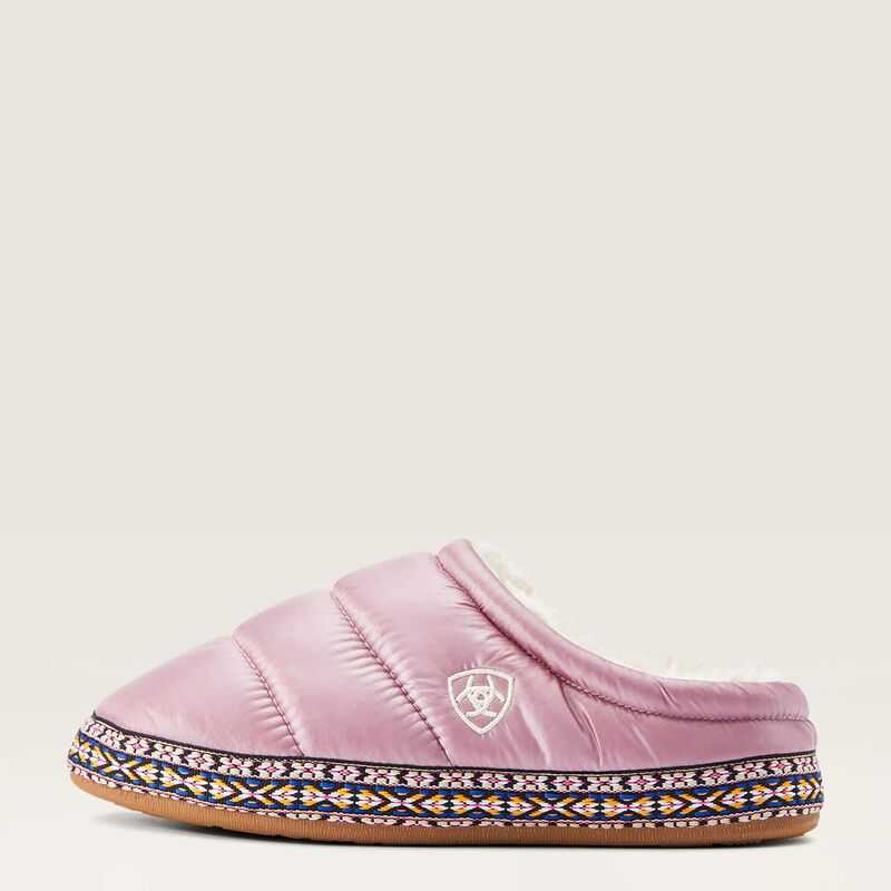 Ariat Crius Clog Slipper Pink | 290NKVTFL