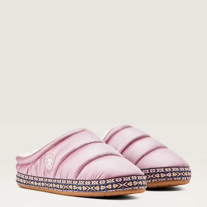 Ariat Crius Clog Slipper Pink | 290NKVTFL