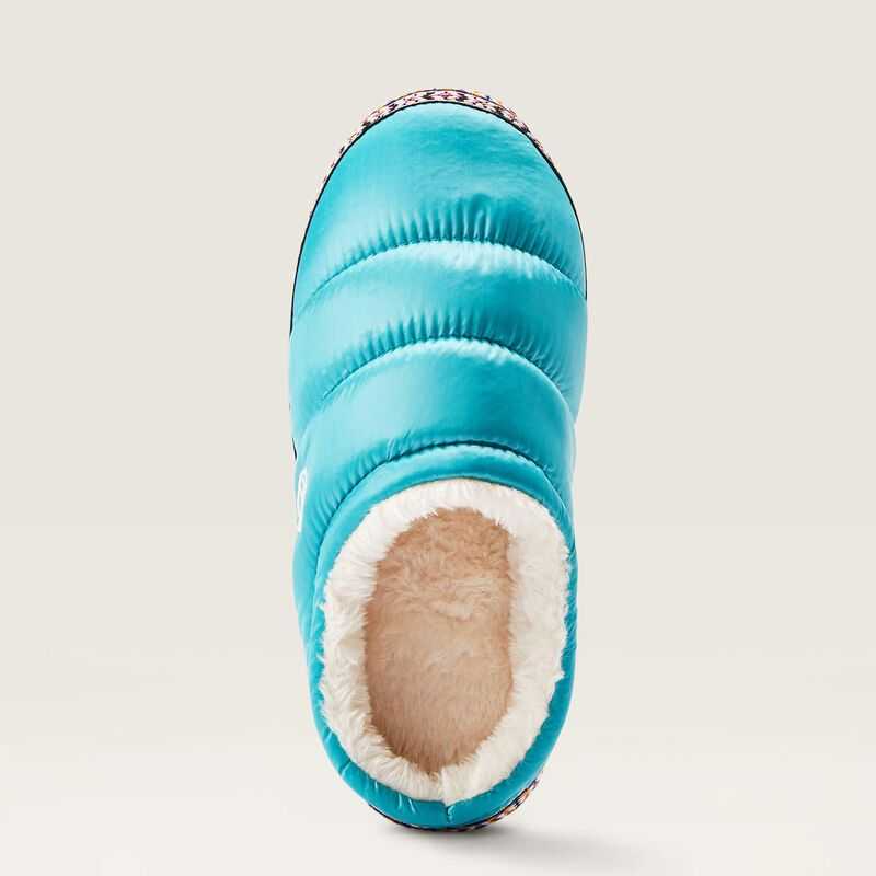 Ariat Crius Clog Slipper Turquoise | 507HCZNYL