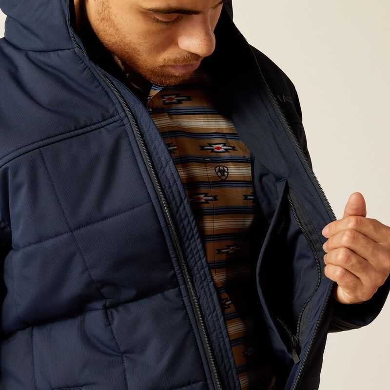 Ariat Crius Insulated Jacket Dark Blue | 679NRKCTG