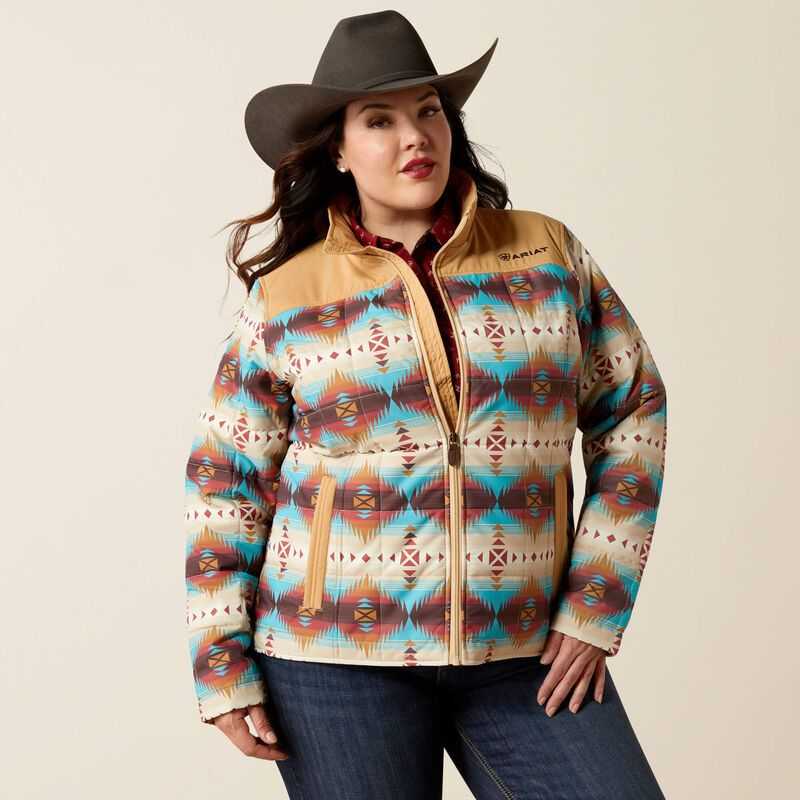 Ariat Crius Insulated Jacket Serrano Southwest Print | 165LIRZYA