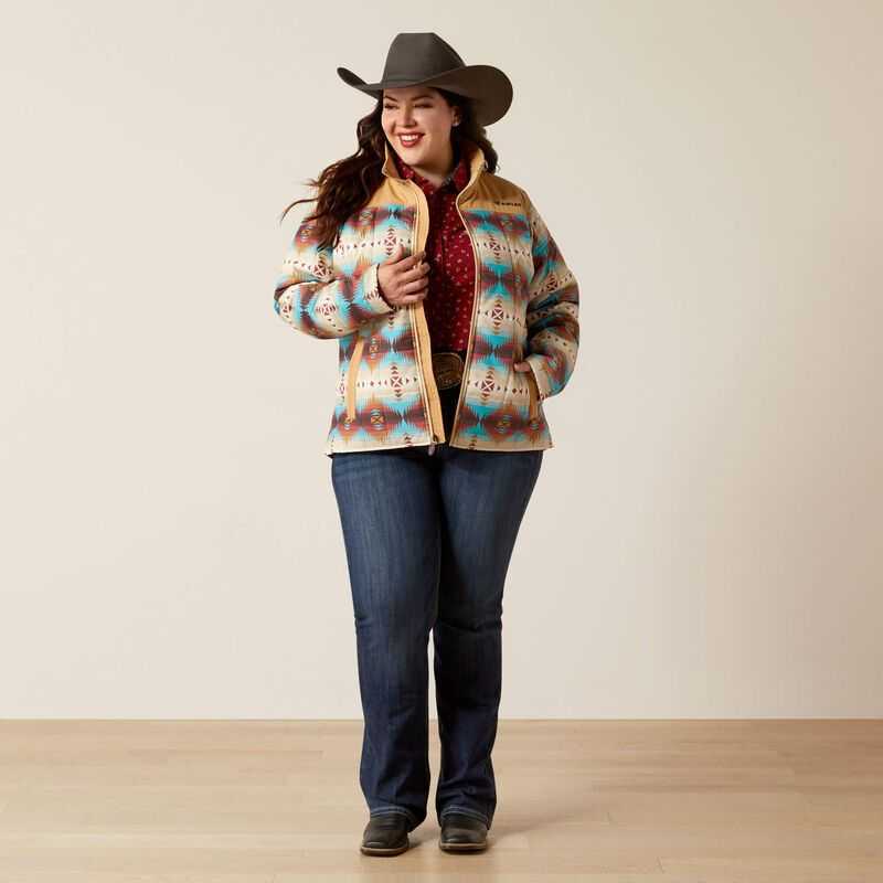 Ariat Crius Insulated Jacket Serrano Southwest Print | 165LIRZYA