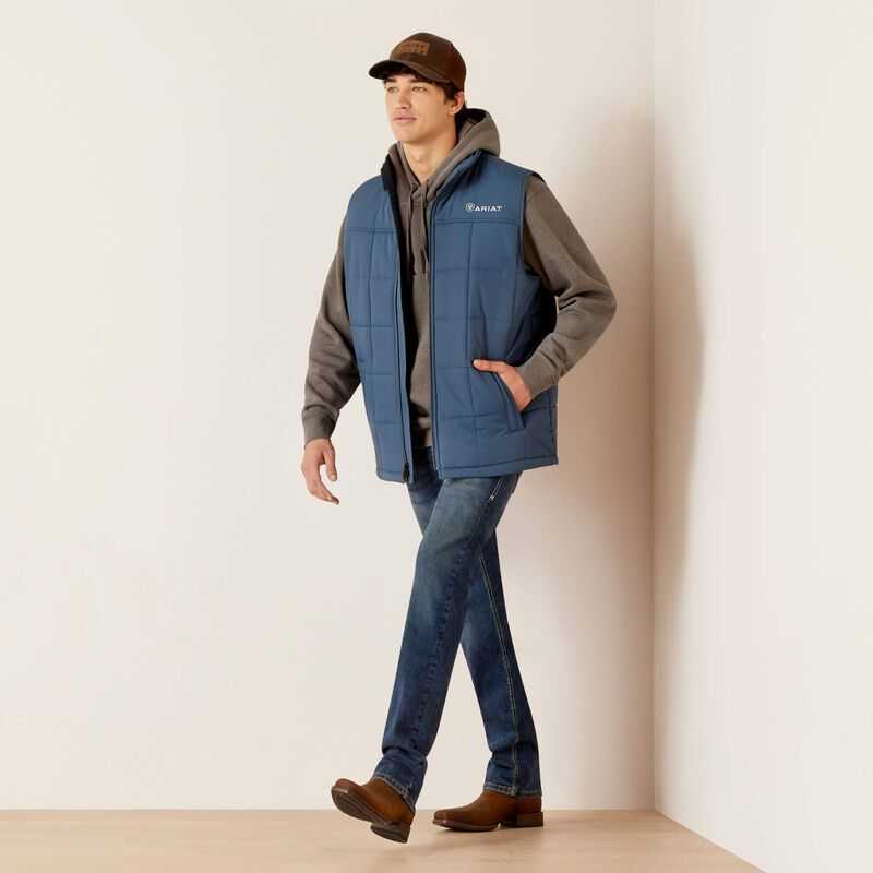 Ariat Crius Insulated Vest Steely | 048MYTXUB