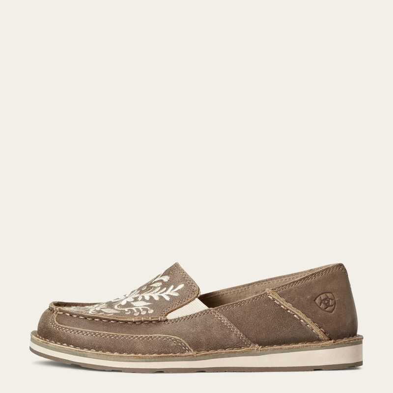 Ariat Cruiser Embroidered Brown | 635KMUFXJ