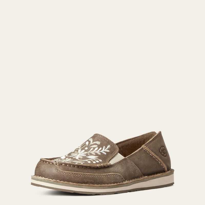 Ariat Cruiser Embroidered Brown | 635KMUFXJ