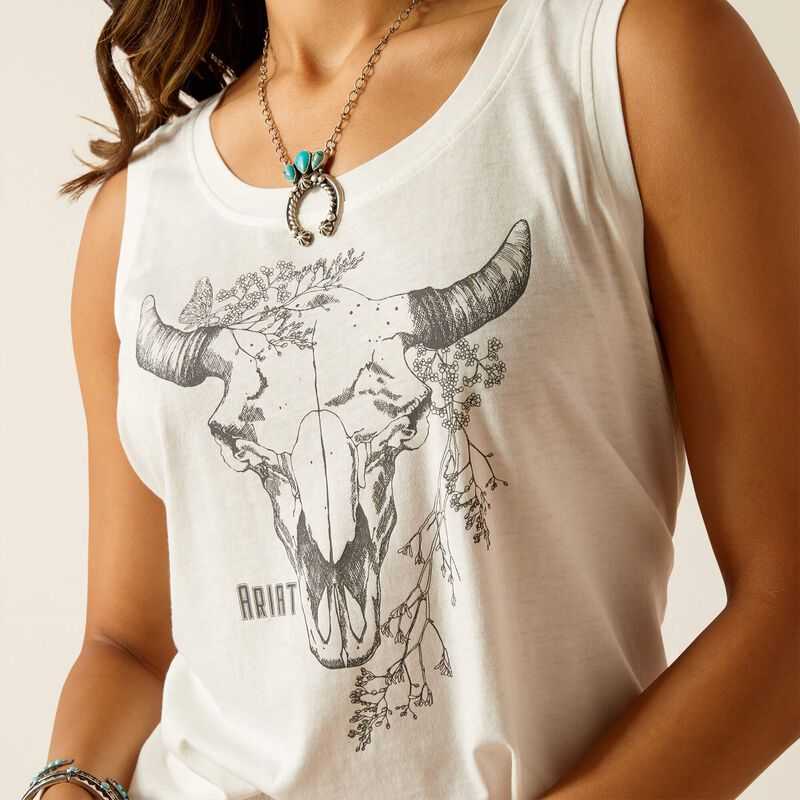 Ariat Deadwood Tank Cloud Dancer | 108MXPKBO