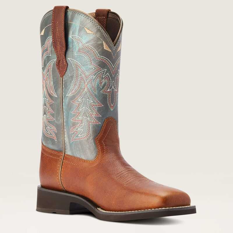 Ariat Delilah Western Boot Spiced Cider | 350EONHRD