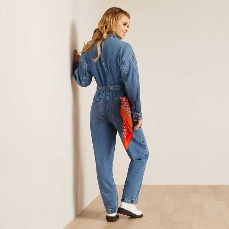 Ariat Denim Jumpsuit Georgia | 379UQWMSO