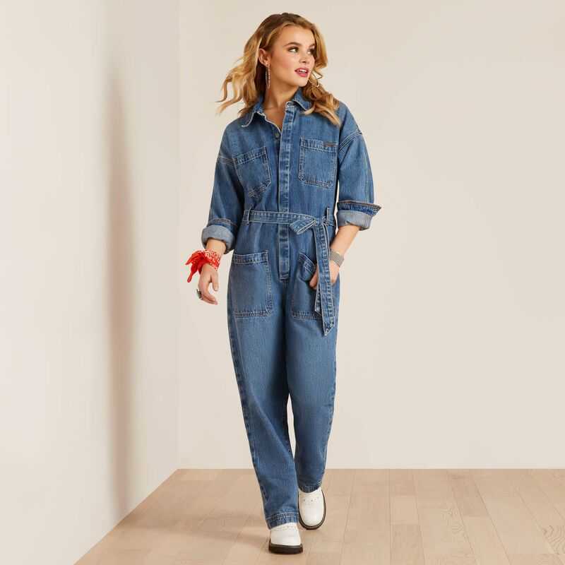 Ariat Denim Jumpsuit Georgia | 379UQWMSO