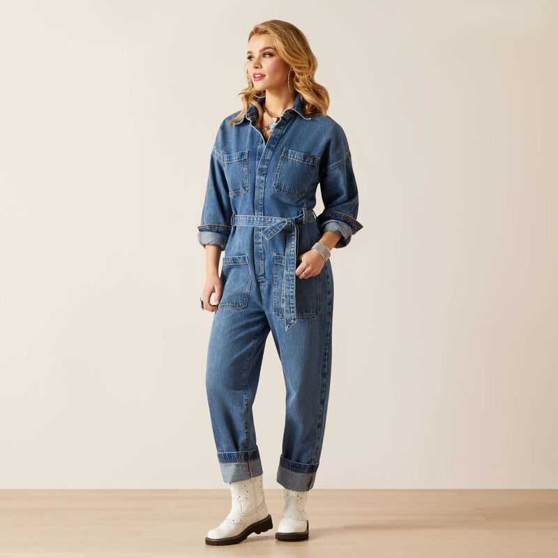 Ariat Denim Jumpsuit Georgia | 379UQWMSO