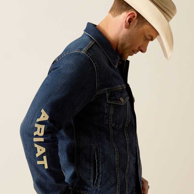 Ariat Denim Team Trucker Jacket Richford | 403PEHRWS