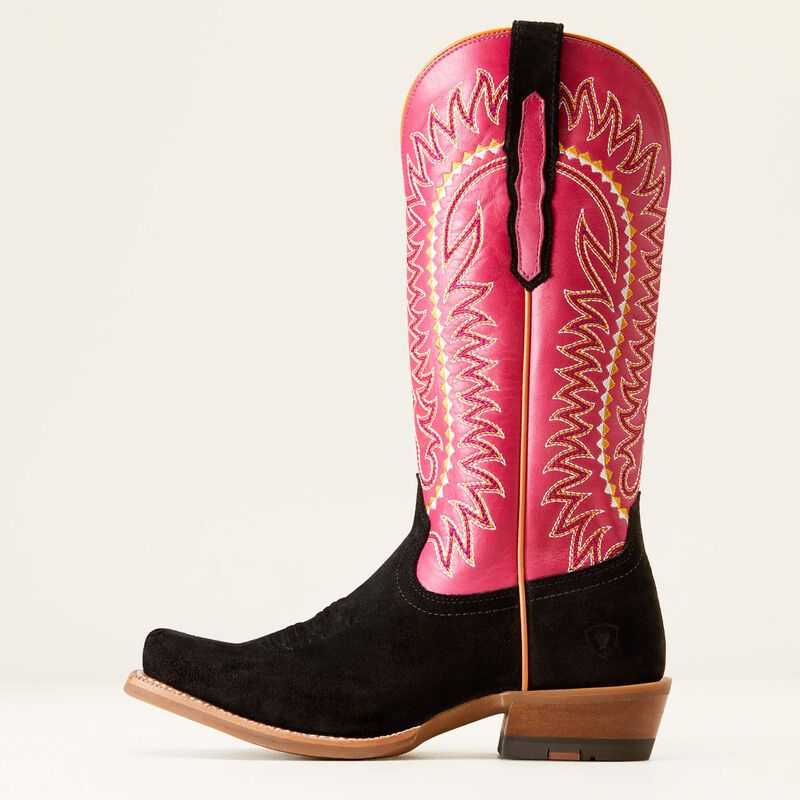 Ariat Derby Monroe Western Boot Black | 587ADNQHY