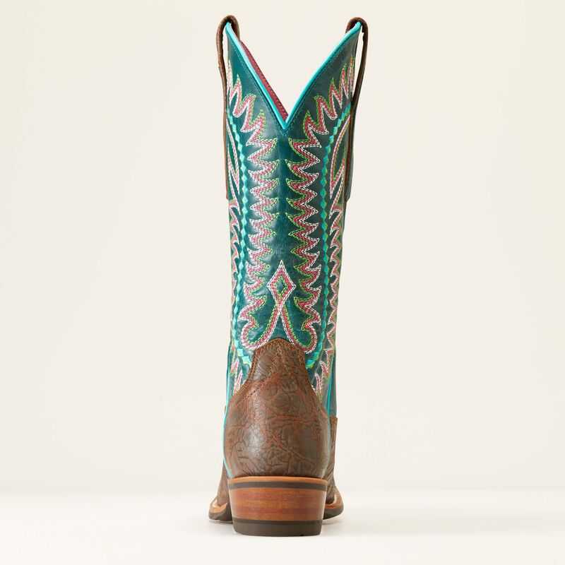 Ariat Derby Monroe Western Boot Brown | 637ZBGYSD