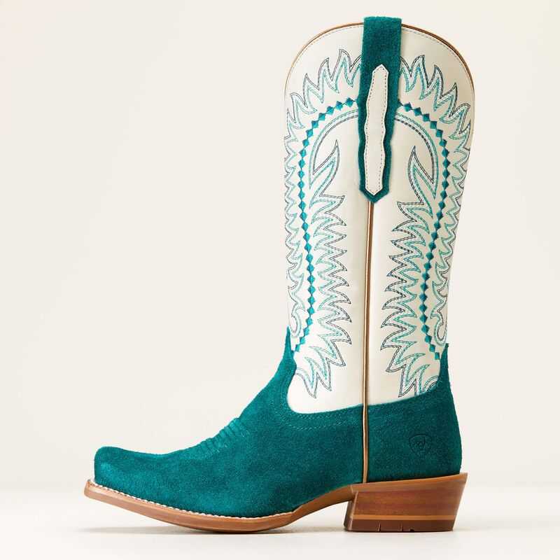 Ariat Derby Monroe Western Boot Turquoise | 815LBCHFQ