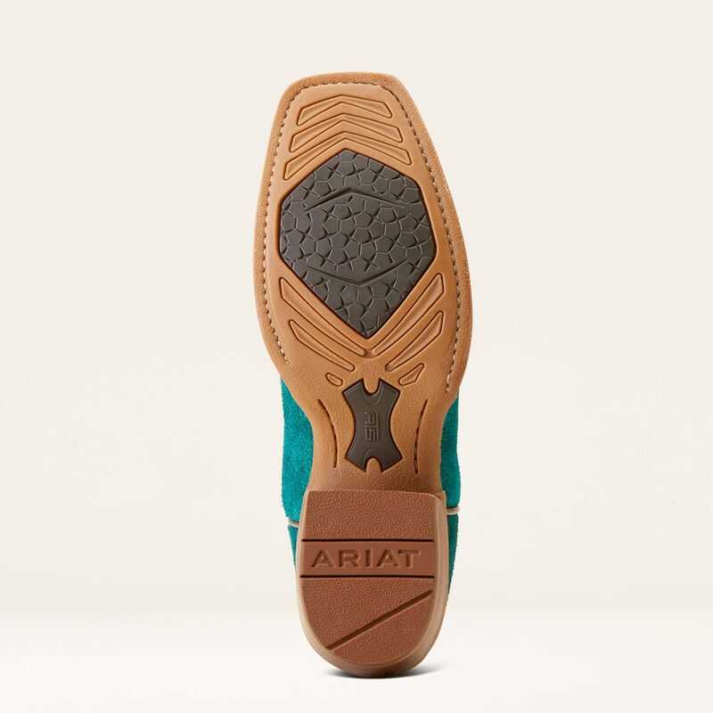 Ariat Derby Monroe Western Boot Turquoise | 815LBCHFQ