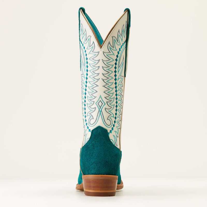 Ariat Derby Monroe Western Boot Turquoise | 815LBCHFQ