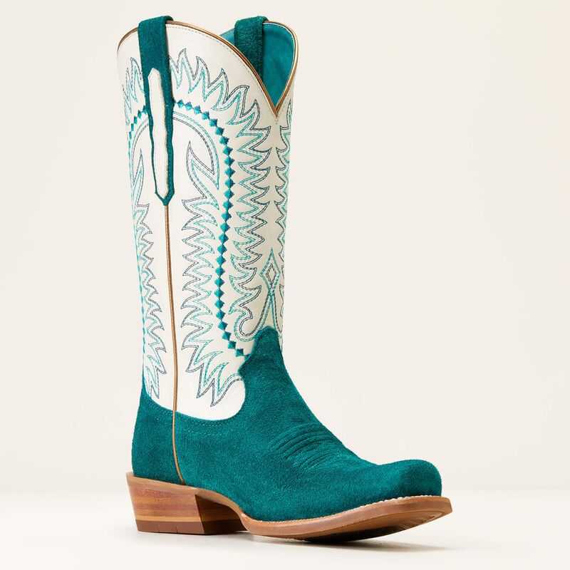 Ariat Derby Monroe Western Boot Turquoise | 815LBCHFQ