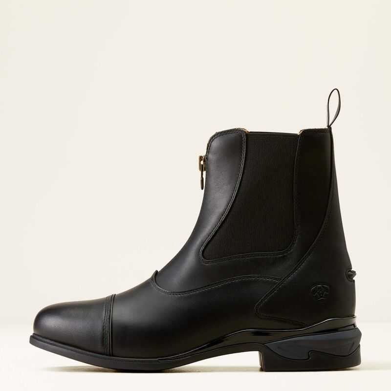 Ariat Devon Zip Paddock Boot Black | 798AYJCLQ