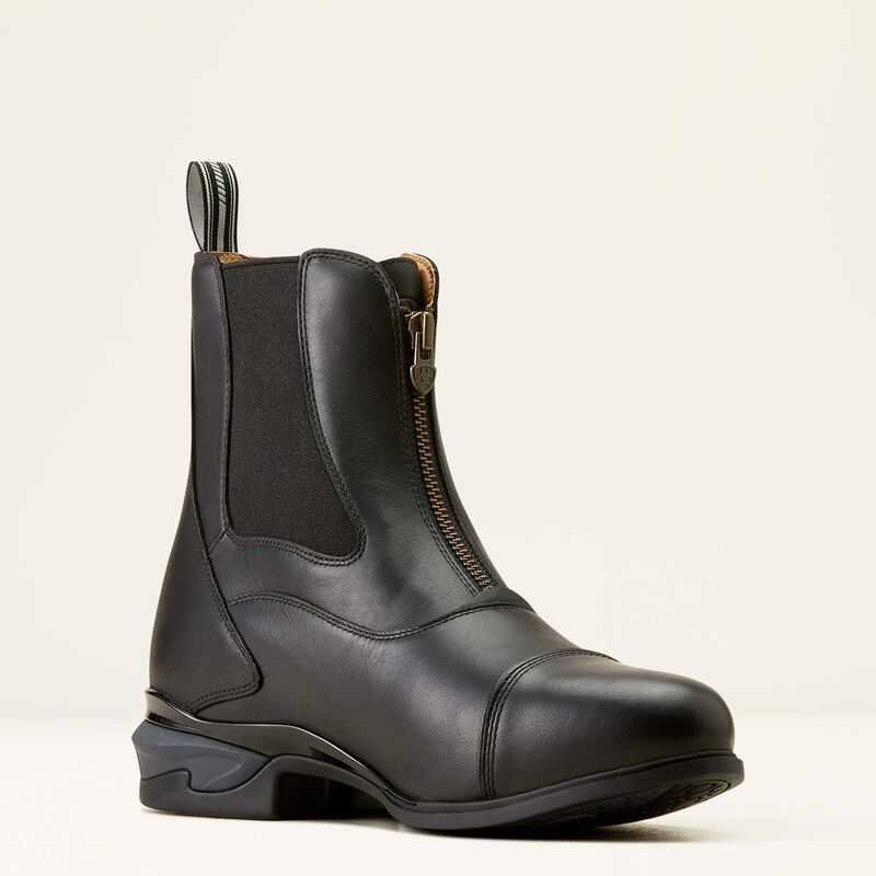 Ariat Devon Zip Paddock Boot Black | 798AYJCLQ