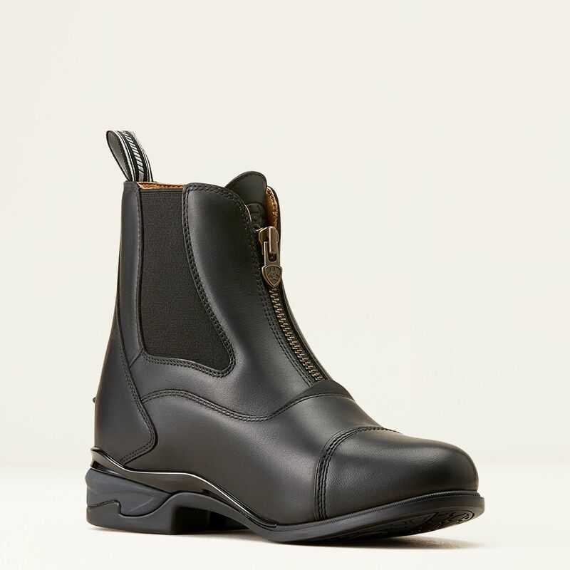 Ariat Devon Zip Paddock Boot Black | 936NBXRVM