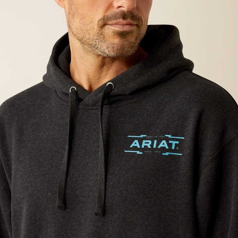 Ariat Diamond Canyon Hoodie Black | 502JYLDEK