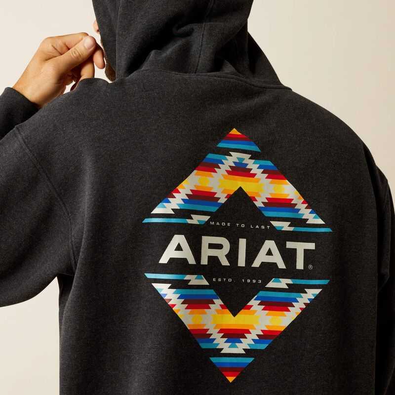 Ariat Diamond Canyon Hoodie Black | 502JYLDEK