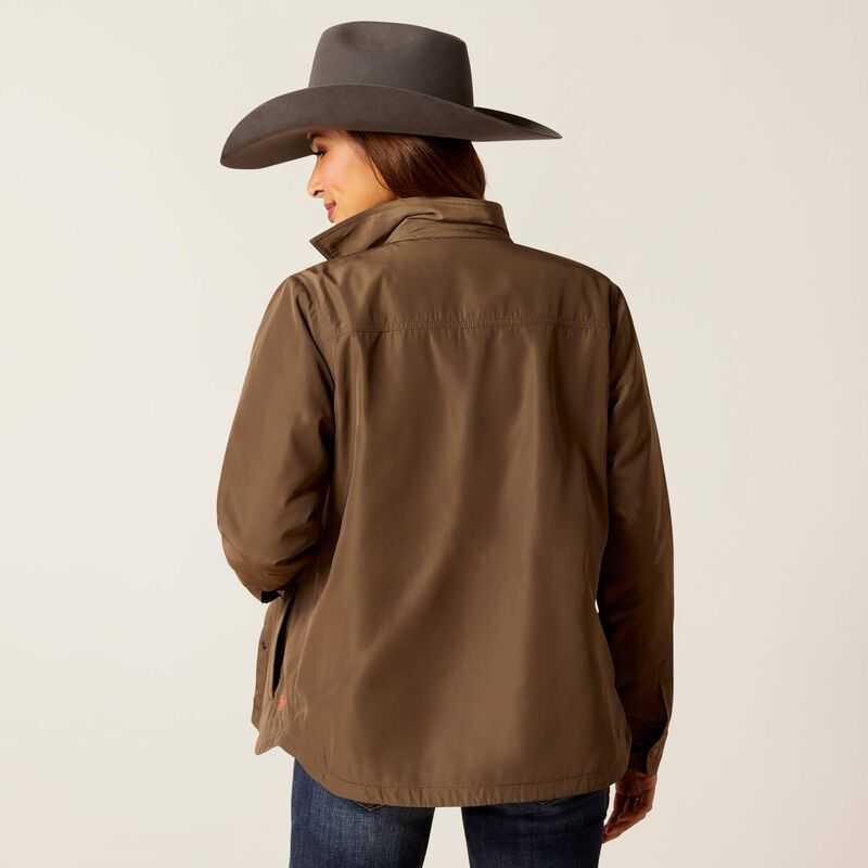 Ariat Dilon Shirt Jacket Canteen | 208WBZXRT