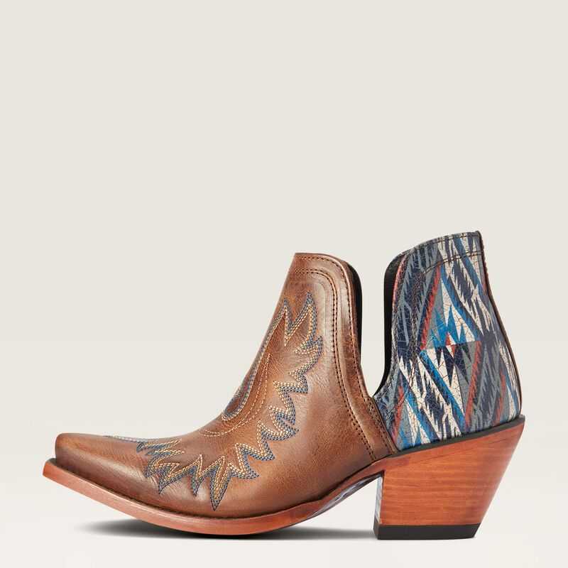 Ariat Dixon Chimayo Western Boot Brown | 469NOXWSF