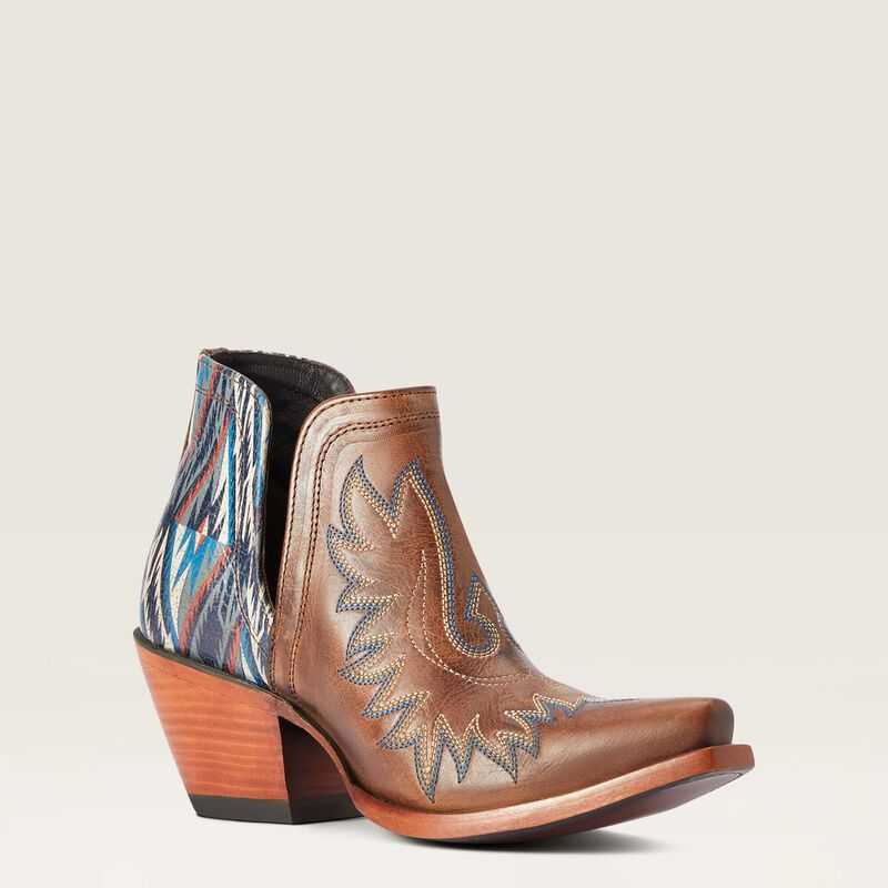 Ariat Dixon Chimayo Western Boot Brown | 469NOXWSF