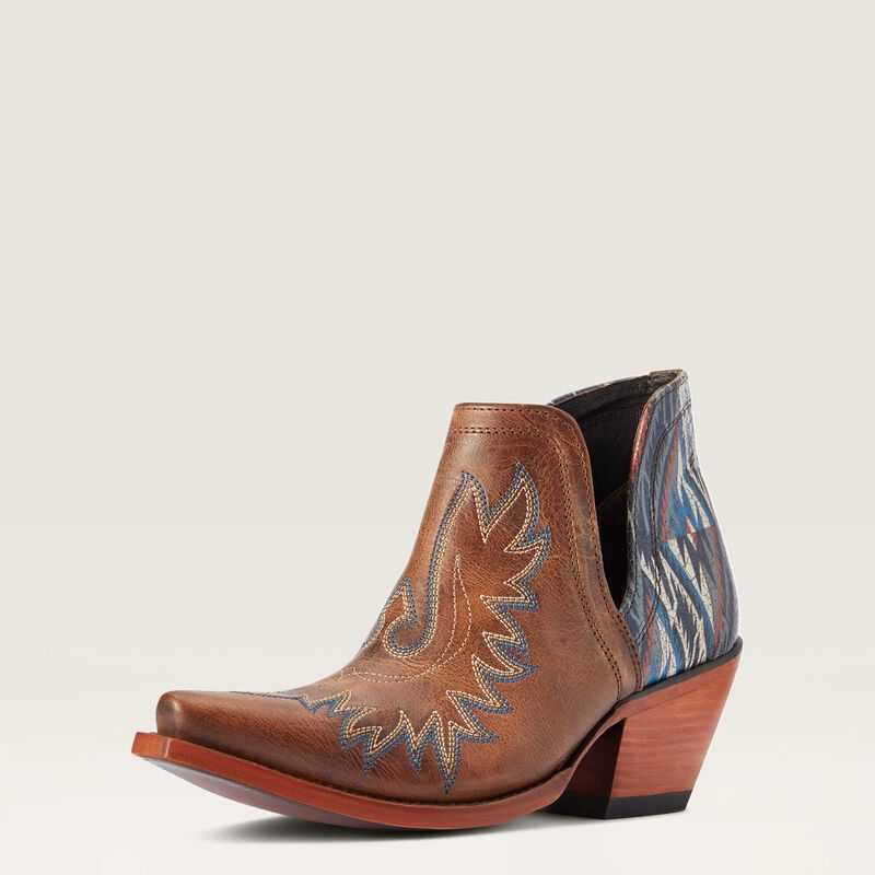 Ariat Dixon Chimayo Western Boot Brown | 469NOXWSF