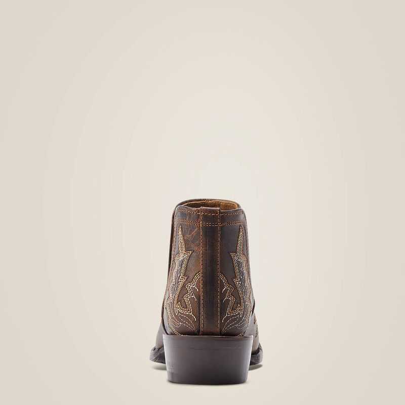 Ariat Dixon Low Heel Western Boot Brown | 170DOKVCB