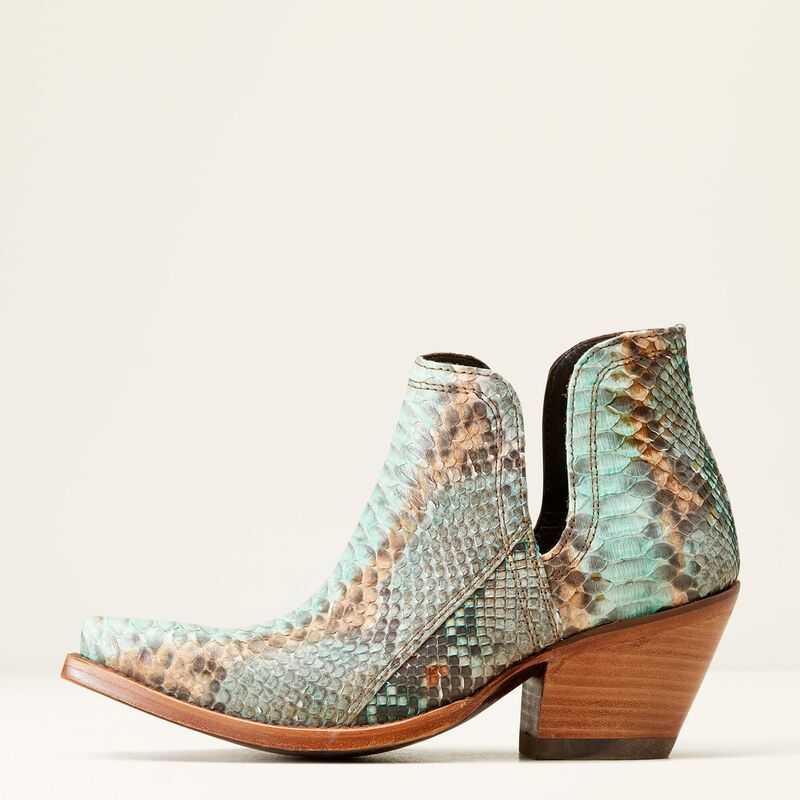 Ariat Dixon Python Western Boot Turquoise | 592FLRMGQ