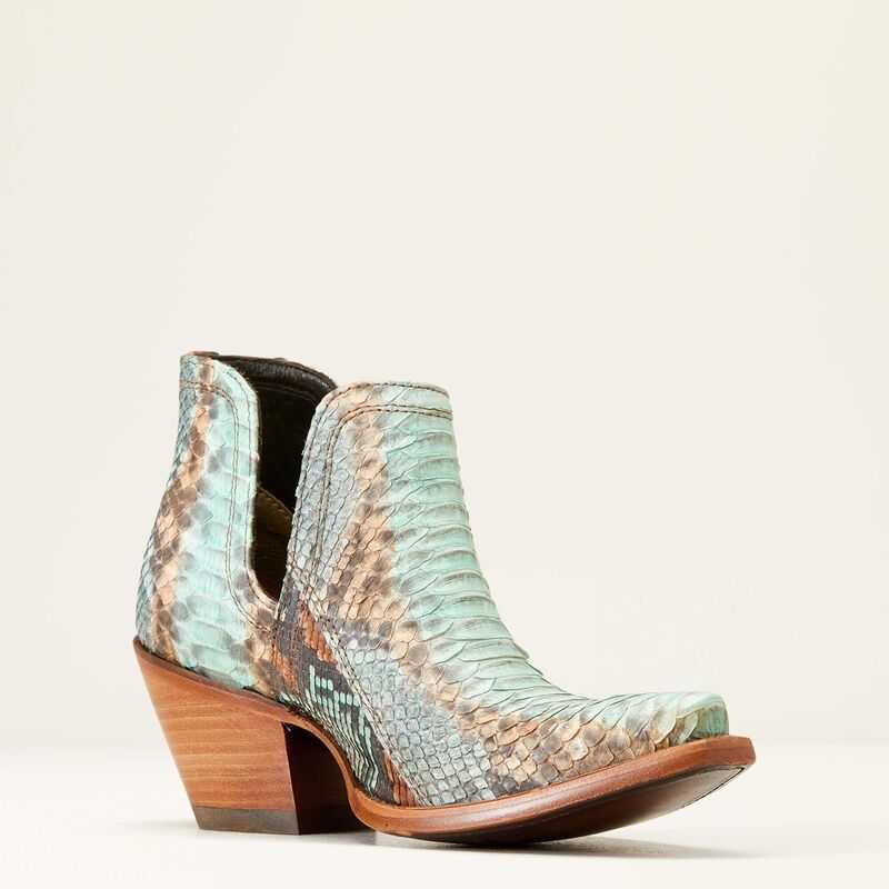 Ariat Dixon Python Western Boot Turquoise | 592FLRMGQ