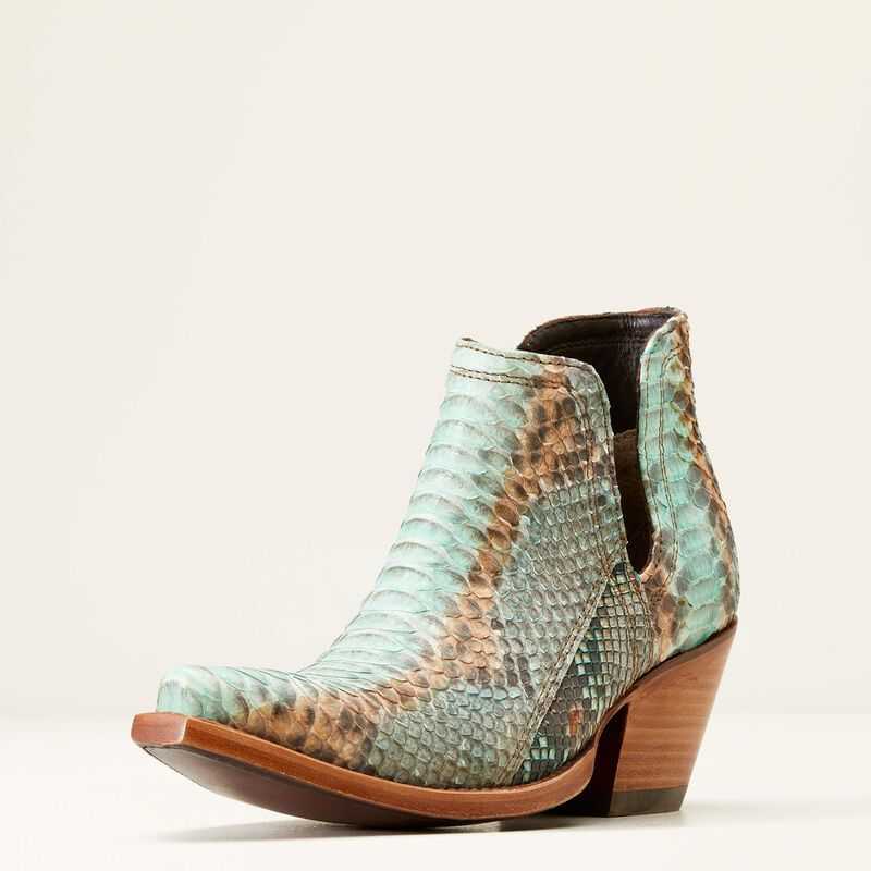 Ariat Dixon Python Western Boot Turquoise | 592FLRMGQ