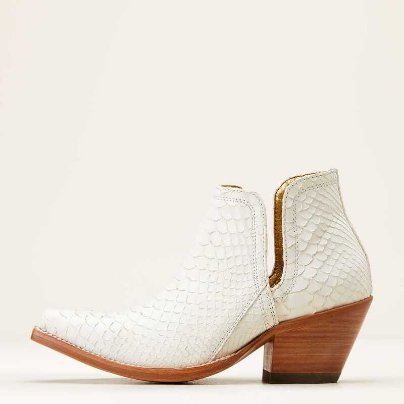 Ariat Dixon Python Western Boot White | 943ARKWOI