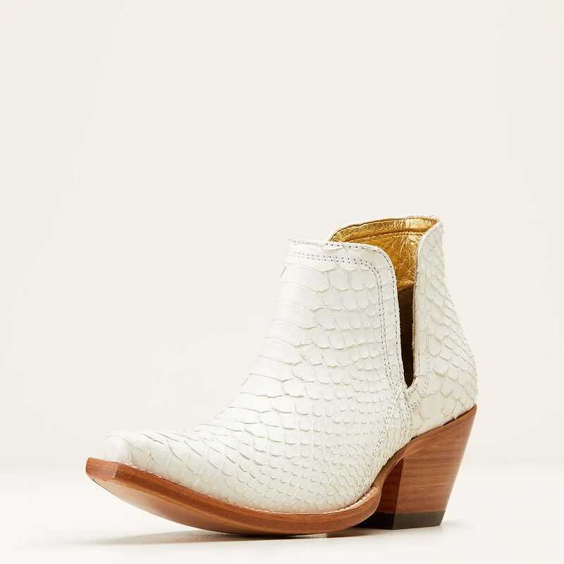 Ariat Dixon Python Western Boot White | 943ARKWOI