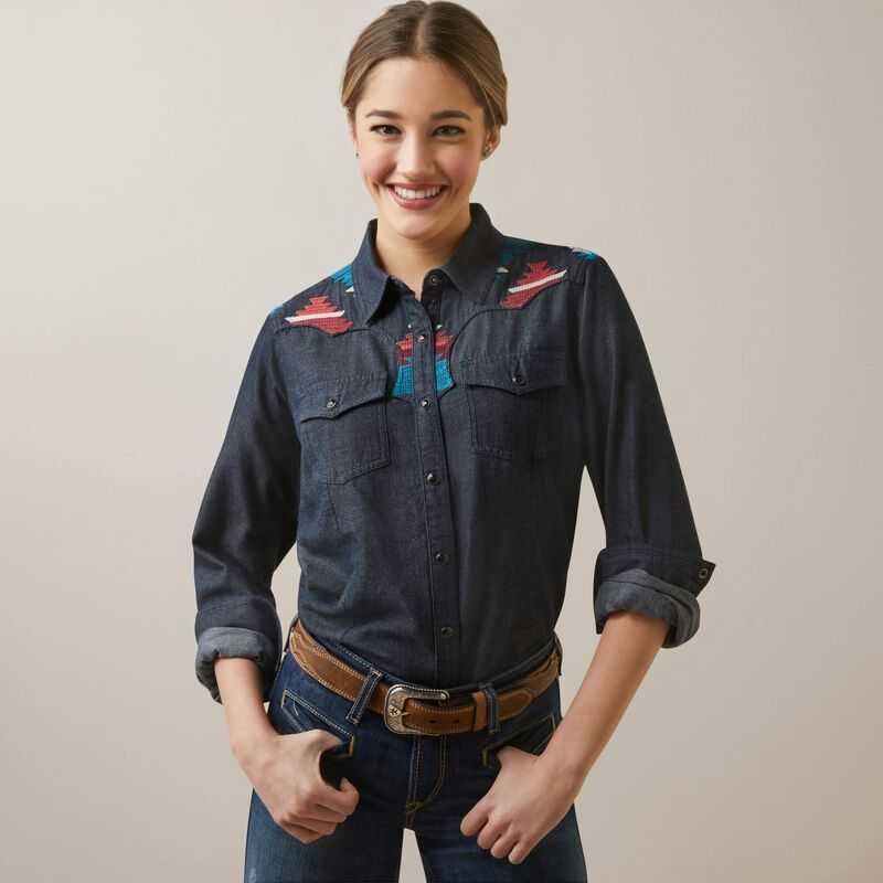 Ariat Dutton Shirt Rinsed | 498HKCNYD